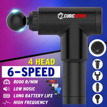 Load image into Gallery viewer, Newest 8000r/min Deep Vibration Massager Sports Recovery Fascia Fitness Exercise Muscle Pain Relief Massager Deep Vibration