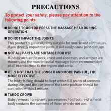 Load image into Gallery viewer, Newest 8000r/min Deep Vibration Massager Sports Recovery Fascia Fitness Exercise Muscle Pain Relief Massager Deep Vibration