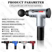 Load image into Gallery viewer, Newest 8000r/min Deep Vibration Massager Sports Recovery Fascia Fitness Exercise Muscle Pain Relief Massager Deep Vibration
