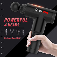 Load image into Gallery viewer, Christmas Gift Holiday Gift Cubicseven® Newest 6 Levels Adjustable 8000R/MIN Santa Claus Handheld Massage Gun, Ultra-Quiet Powerful Cordless Deep Tissue Muscle Massager,The Best Christmas Gift for Family and Friends