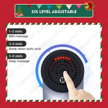 Load image into Gallery viewer, Christmas Gift Holiday Gift Cubicseven® Newest 6 Levels Adjustable 8000R/MIN Santa Claus Handheld Massage Gun, Ultra-Quiet Powerful Cordless Deep Tissue Muscle Massager,The Best Christmas Gift for Family and Friends