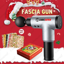 Load image into Gallery viewer, Christmas Gift Holiday Gift Cubicseven® Newest 6 Levels Adjustable 8000R/MIN Santa Claus Handheld Massage Gun, Ultra-Quiet Powerful Cordless Deep Tissue Muscle Massager,The Best Christmas Gift for Family and Friends