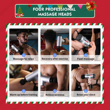 Load image into Gallery viewer, Christmas Gift Holiday Gift Cubicseven® Newest 6 Levels Adjustable 8000R/MIN Santa Claus Handheld Massage Gun, Ultra-Quiet Powerful Cordless Deep Tissue Muscle Massager,The Best Christmas Gift for Family and Friends