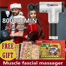 Load image into Gallery viewer, Christmas Gift Holiday Gift Cubicseven® Newest 6 Levels Adjustable 8000R/MIN Santa Claus Handheld Massage Gun, Ultra-Quiet Powerful Cordless Deep Tissue Muscle Massager,The Best Christmas Gift for Family and Friends